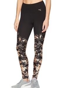 Puma black rose gold premium leggings